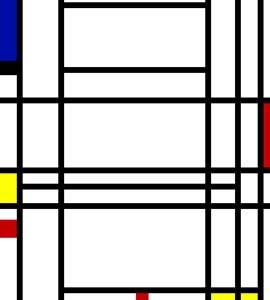Piet Mondrian Composition 10